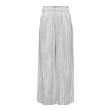 ONLY Kadın Pantolon ONLTOKYO LIFE LIN BL STR PANT PNT Parlak Beyaz XS