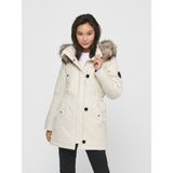Only Kadın Parka Iris Fur Winter - Ekru
