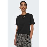 Only Kadın Siyah Kısa Kollu Tişört XS Beden ONLMONJA S/S TEE JRS NOOS Modeli
