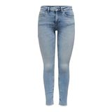 ONLY Kadın Skinny Fit Jeans, Açık Orta Mavi Kot, S / 32L
