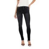 ONLY Kadın Slim Fit Jean Pantolon, Black Denim, S-30