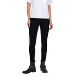 ONLY Kadın Slim Fit Yüksek Bel Jean Pantolon, Siyah, 28-32