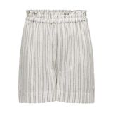ONLY Kadın Şort ONLTOKYO LIFE LIN BL STR SHORTS PNT Parlak Beyaz S