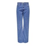 ONLY Kadın Straight Fit kot pantolon, Special Bright Blue Denim, 28W / 30L