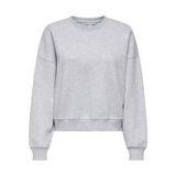 ONLY Kadın Sweatshirt ONLBEST Sweatshirt, Açık gri melanj, XL