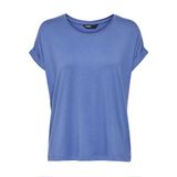 ONLY kadın T-Shirt Onlmoster S/S O-Yaka Üst Noos Jrs,Mavi Yonder,S