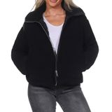 ONLY Kadın Teddy kürk manto ONLASPEN Teddy kürk manto, Siyah, M