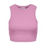 ONLY Kadın Tişört ONLVILMA S/L CROPPED TANK TOP JRS NOOS Begonya Pembesi M