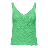 ONLY Kadın Triko Üst ONLROSELIA SL STRUCTURE V-NECK KNT Yeşil L