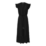 ONLY Kadın Uzun Elbise ONLLILJA LIFE BEACH DRESS Siyah S/M