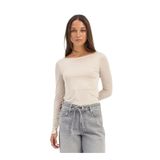 ONLY Kadın Uzun Kollu Basic Bluz, TAŞ, L
