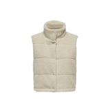 Only Kadın Yelek Onlsandra Teddy Waistcoat Otw 15301373-Pumice Stone