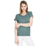 ONLY Kadın Yeşil-Balsam Kısa Kollu Bisiklet Yaka T-Shirt 15106662 ONLMOSTER 15106662