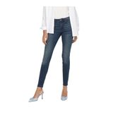 ONLY Kadın Yüksek Bel Jean Pantolon, Blue Black Denim, S-30