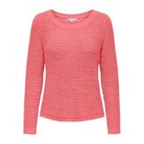 Only Kadın yuvarlak boyun Onlgeena Xo L/s Knt Noos kazak uzun kollu Onlgeena Xo L/s kazak Knt Noos, Şeker Mercan, XS