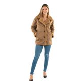 Only Kahve Kadın Kaban ONLYLVA BONDED COLLAR COAT CC OTW