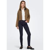 Only Kahverengi Kadın Normal Ceket Onlcava Collar Jacket Otw cc - Açık Kahve