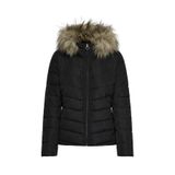 ONLY Kapitone Kapüşonlu Mont, L, ONLELLAN QUILTED HOOD JACKET CC OTW, Siyah, Kadın