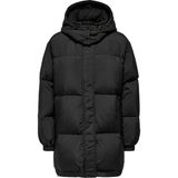 Only Kapüşonlu Siyah Kadın Mont 15294690