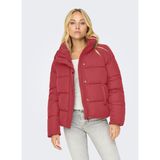 Only Kırmızı Kadın Şişme Mont Onlnewcool Puffer Jacket Uzun Kol Günlük Stil Normal Kesim