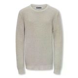 Only Kobjacob L/S Crew Neck Knt Kız Çocuk Gri Kazak - 15298899