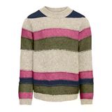 Only Kogelaıne L/S O-Neck Knt Kız Çocuk Bej Kazak - 15302317