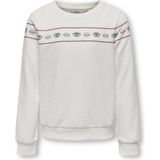 Only Kogellıs Short L/s Eye O-Neck Swt Kız Çocuk Turuncu Sweatshirt - 15303568 - 110 cm