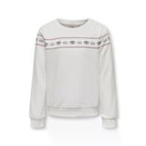 Only Kogellıs Short L/s Eye O-Neck Swt Kız Çocuk Turuncu Sweatshirt - 15303568