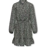 Only Koglıno-Monıque Strıng L/s Dress Ptm Kız Çocuk Siyah Elbise - 15300043