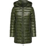 ONLY Koyu Yeşil Kadın Kaban ONLNEWSOPHIE MIX PUFFER CC OTW