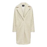 ONLY Krem Kaban ONLCATALINA SHAGGY COAT, XS, 15322420, Birch, Kadın