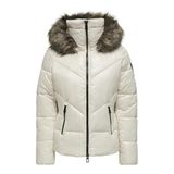 ONLY Krem Mont ONLFEVER SHORT PUFFER LIFE CC OTW, M, 15322003, Birch, Kadın