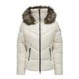 ONLY Krem Mont ONLFEVER SHORT PUFFER LIFE CC OTW, S, 15322003, Birch, Kadın