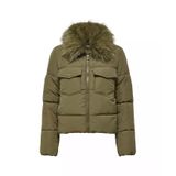Only Maggi Fur Puffer Life Haki Kadın Mont 15322000 Haki