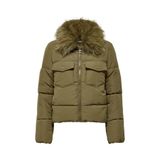 ONLY Maggi Fur Puffer Life Mont, S, 5003202721, Açık Kahve, Kadın