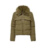ONLY Maggi Fur Puffer Life Mont, XS, 5003202721, Açık Kahve, Kadın