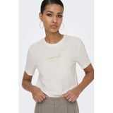Only Milena Tişört, S, 09-15368653-1, Beyaz, Kadın