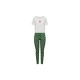 Only Minimalist Crop Kadın Pijama Takımı - Kısa Kol Rahat Uyku