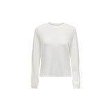 ONLY Minimalist Uzun Kol Crop Bluz, S, 15302823, Ekru, Kadın