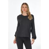 ONLY Minimalist Uzun Kol Crop Bluz, XS, TYCYID2Q9N169597474494165, Siyah, Kadın