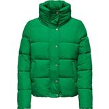 ONLY New Cool Puffer Kadın Yeşil Dik Yaka Mont