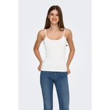 Only Nly Jdy Ava Ince Askılı Kadın Atlet - Krem - XL