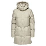 Only Onlalicia Down Hood Coat Otw Kadın Günlük Mont 15270623-CROCKERY Bej XS