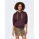 Only Onlalına Lıfe Leo Detaıl Hood Box Swt Kadın Mor Sweatshirt - 15364546