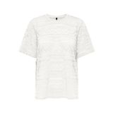 Only Onlanırı S/S O-Neck Top Jrs Kadın Beyaz T-Shirt - 15350242