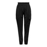 ONLY Onlarıs Life Hw Pb Cargo Pantolon, XS/32, 15245364, Siyah, Kadın