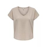 Only Onlasıa S/S V-Neck Top Cc Jrs Kadın T-Shirt 15339794