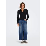 Only Onlayoe Hw Front Slit Kadın Denim Etek
