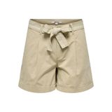 Only Onlazelea Mw Belt Chıno Shorts Pnt Kadın Beyaz Şort - 15370625