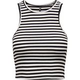 Only Onlbelıa S/l Crop Top Jrs Noos Kadın Siyah Atlet - 15289846